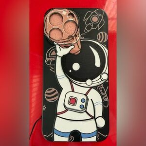Astronaut Design Black Phone Case